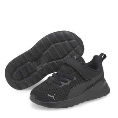 puma,anzarun,lite,trainers,infants,black,grey