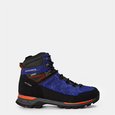 karrimor,hot,rock,waterproof,walking,boots,mens,blue,orange