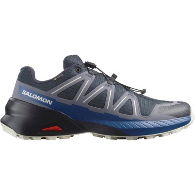 salomon,speedcross,peak,goretex,trail,running,shoes,mens,blue,nights