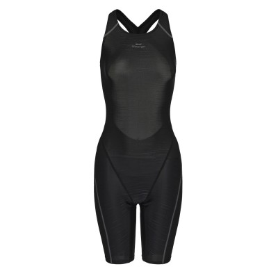 slazenger,knee,length,swimsuit,ladies,black