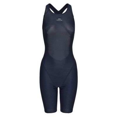 slazenger,knee,length,swimsuit,ladies,navy
