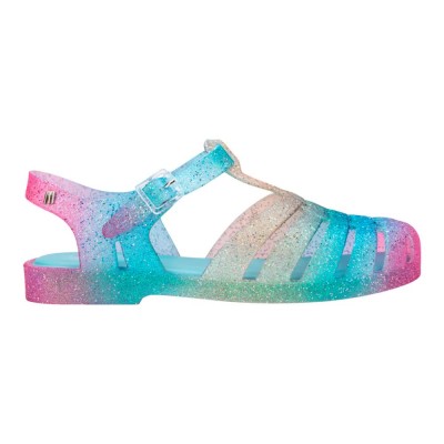 melissa,possession,glitter,jelly,sandals,blue,(multicolour,glitter)