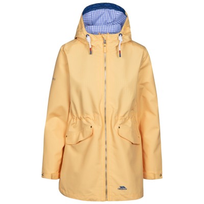 trespass,finch,waterproof,jacket,womens,pale,maize