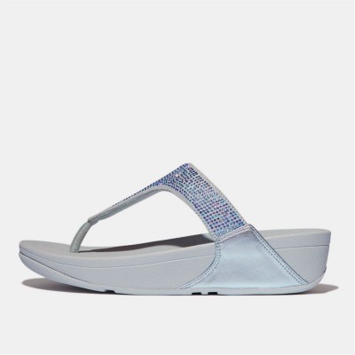 сандали,fitflop,lulu,crystal,toe,post,sandals,blue