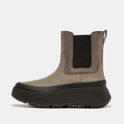 обувки,дамски,боти,fitflop,f,mode,water,resistant,flatform,chelsea,boots,grey