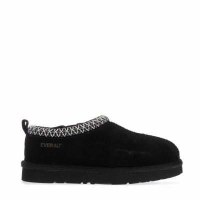 пантофи,чехли,everau,wigeon,leather,slippers,black