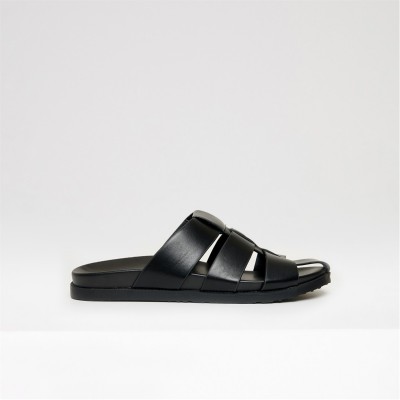 сандали,мъжки,сандали,threadbare,gladiator,slip,on,sandals,black