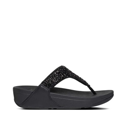 сандали,fitflop,lulu,summerfoil,toe,thong,sandals,black