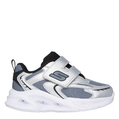 маратонки,детски,маратонки,skechers,kids,meteor,lights,leather,light,up,trainers,silver,black