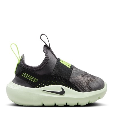 разпродажба,nike,детски,маратонки,nike,flex,runner,4,slip,on,sneakers,infants,grey,volt