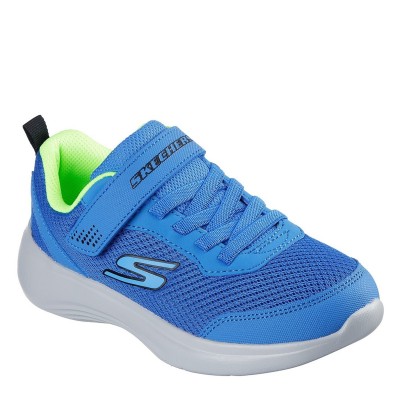 детски,маратонки,skechers,lightweight,gore,&,strap,sneaker,runners,boys,blue,lime