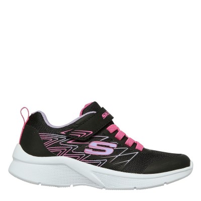 детски,маратонки,детски,маратонки,skechers,microspec,runners,child,girls,black,pink