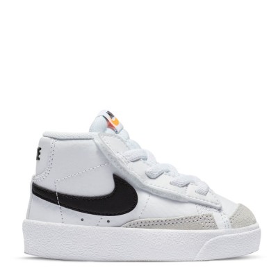 обувки,nike,blazer,mid,'77,baby,toddler,shoes,white,black