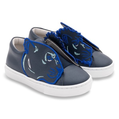 детски,маратонки,kenzo,logo,trainers,infants,electric,blue