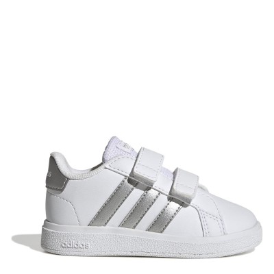 разпродажба,adidas,детски,маратонки,adidas,grand,court,sneakers,infants,white,silver