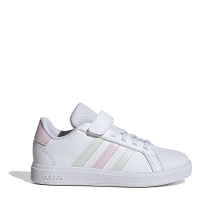 детски,маратонки,детски,маратонки,adidas,grand,court,trainers,child,girls,white,jade,pink