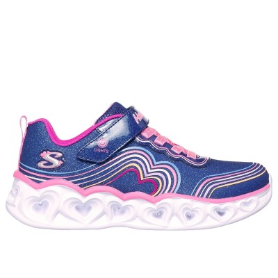 детски,маратонки,детски,маратонки,skechers,heart,lights,retro,hearts,light,up,trainers,girls,navy,pink