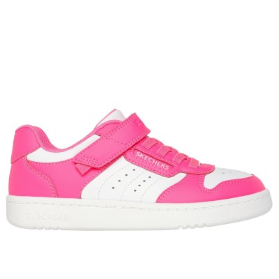 детски,маратонки,детски,маратонки,skechers,gore,&,strap,sneaker,w,qtr,perfs,low,top,trainers,girls,neon,pink,synth