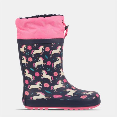 промоция,на,зимни,облекла,гумени,ботуши,за,училище,туристически,гумени,ботуши,детски,гумени,ботуши,gelert,cuff,welly,boot,kids,unicorn