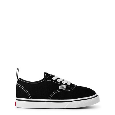 детски,обувки,vans,authentic,elastic,lace,shoes,infants,black,white