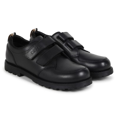 boss,boss,velcro,shoes,juniors,black,09b