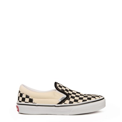юношески,обувки,vans,check,slip,on,shoes,juniors,black,white