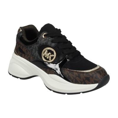 маратонки,michael,michael,kors,kids,cushioned,trainers,brown,black