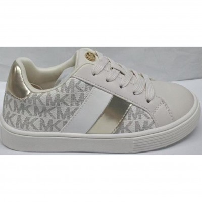 маратонки,michael,michael,kors,kids,kyndra,low,top,trainers,vanilla,wht