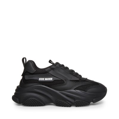 маратонки,маратонки,за,училище,ученически,обувки,steve,madden,girls',possession,chunky,trainers,black