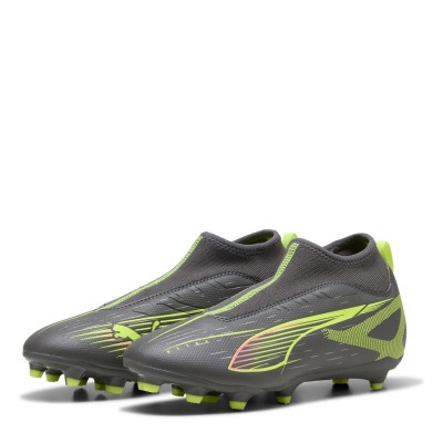 puma,puma,ultra,5,match+,ll,fg,ag,jr,firm,ground,football,boots,unisex,kids,matte,aged,sil