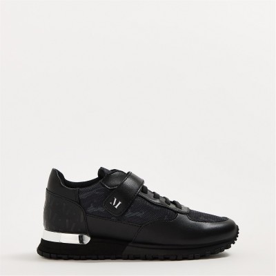 юношески,маратонки,маратонки,за,училище,mallet,popham,trainers,juniors,black,camo