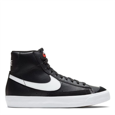 детски,обувки,детски,високи,кецове,детски,маратонки,nike,blazer,mid,'77,big,kids',shoes,black,white