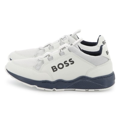 boss,boss,logo,trainers,juniors,white,10p