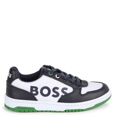 boss,logo,trainers,juniors,navy,849