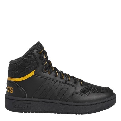 детски,високи,кецове,детски,високи,кецове,детски,маратонки,adidas,hoops,mid,high,tops,junior,boys,black,solr,ylow