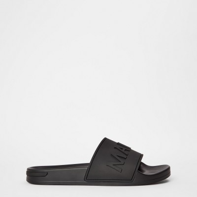 пантофи,чехли,mallet,men,s,slider,slippers,triple,black