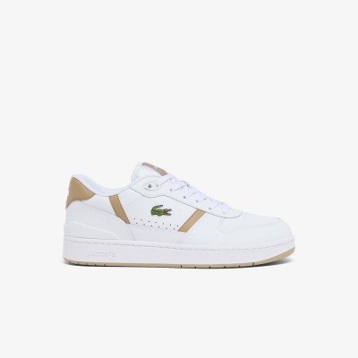 маратонки,мъжки,маратонки,lacoste,men,s,t,clip,low,top,trainers,wht,brwn