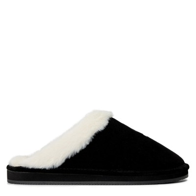 дамски,пантофи,чехли,polo,ralph,lauren,women,s,kayleigh,scuff,bear,suede,mule,slippers,black,suede