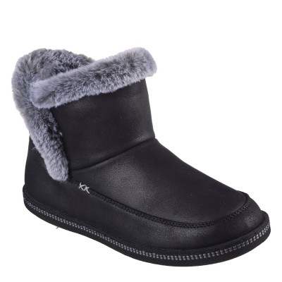дамски,пантофи,чехли,разпродажба,skechers,skechers,cozy,campfire,full,fit,slippers,womens,black