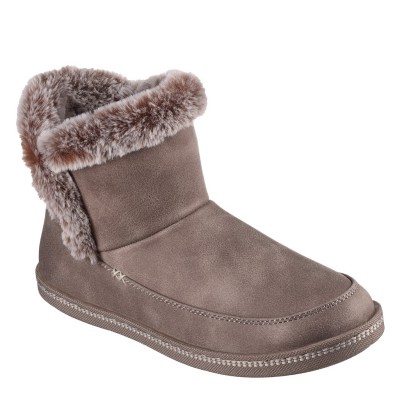 дамски,пантофи,чехли,разпродажба,skechers,skechers,cozy,campfire,full,fit,slippers,womens,dark,taupe