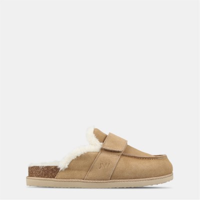 чехли,jack,wills,shearling,mule,ld54,sand