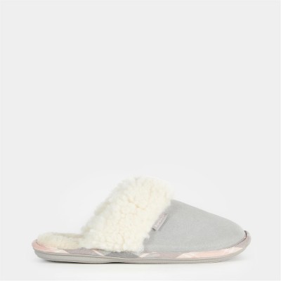 пантофи,чехли,barbour,lydia,mule,slippers,grey,suede