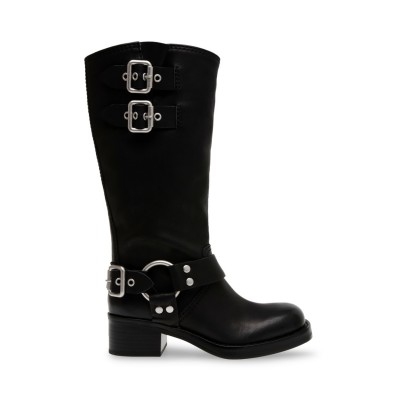 обувки,чехли,steve,madden,eastern,boots,black