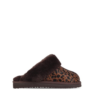 дамски,пантофи,чехли,jack,wills,mule,slippers,ladies,dark,leopard