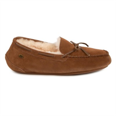 пантофи,чехли,just,sheepskin,torington,moccasin,slippers,chestnut