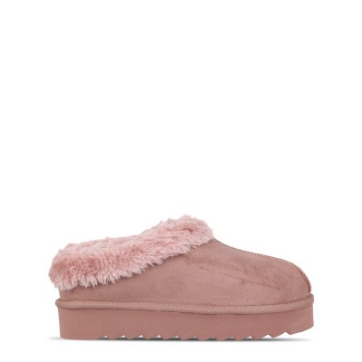чехли,коледни,подаръци,за,нея,всички,коледни,подаръци,linea,faux,fur,mule,slipper,pink