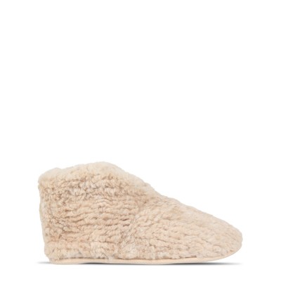 чехли,linea,teddy,slipper,boot,cream