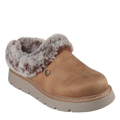 чехли,skechers,bobs,keepsakes,lite,cozy,blend,chestnut,tex