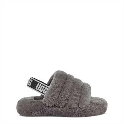 чехли,ugg,fluff,yeah,slides,charcoal,chrc