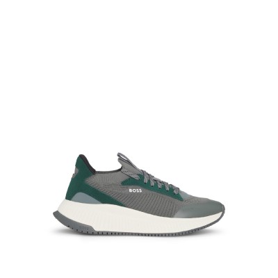 маратонки,мъжки,маратонки,boss,men's,ttnm,evo,trainers,with,signature,detailing,open,green